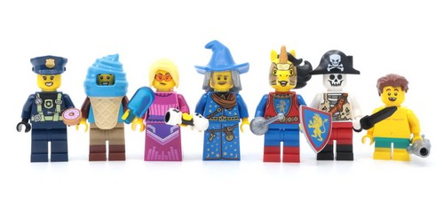 Lego build minifigure - build, a