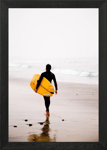 Beach boy surfer gerahmtes - boy,