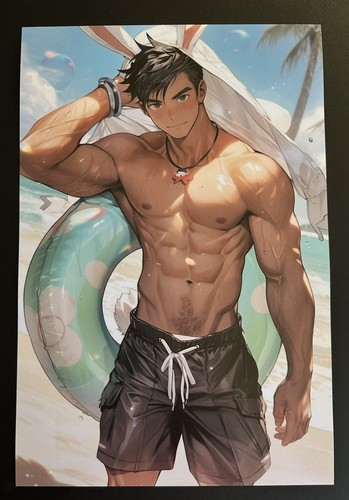 Anime beach bunny boy - anime,