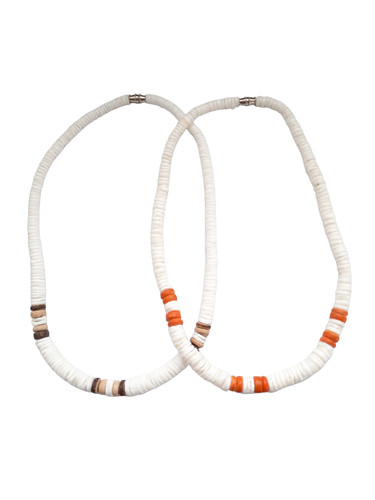 2er set kette - set, muschelkette